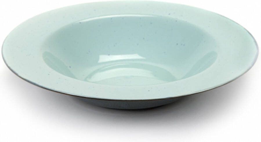 Serax Terres de Rêves Diep bord rand Ø27 3 cm lightblue smokeyblue 2 stuks