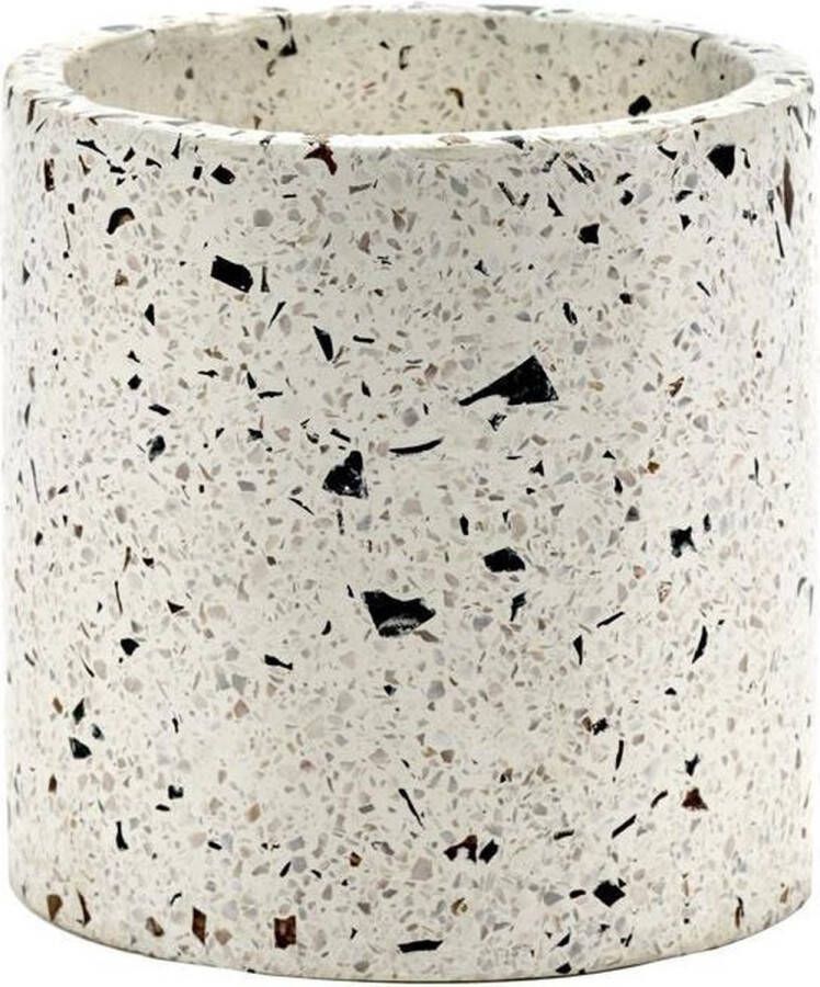 Serax Urban Jungle By Marie Michielssen Bloempot Terrazzo Small Ø18 White