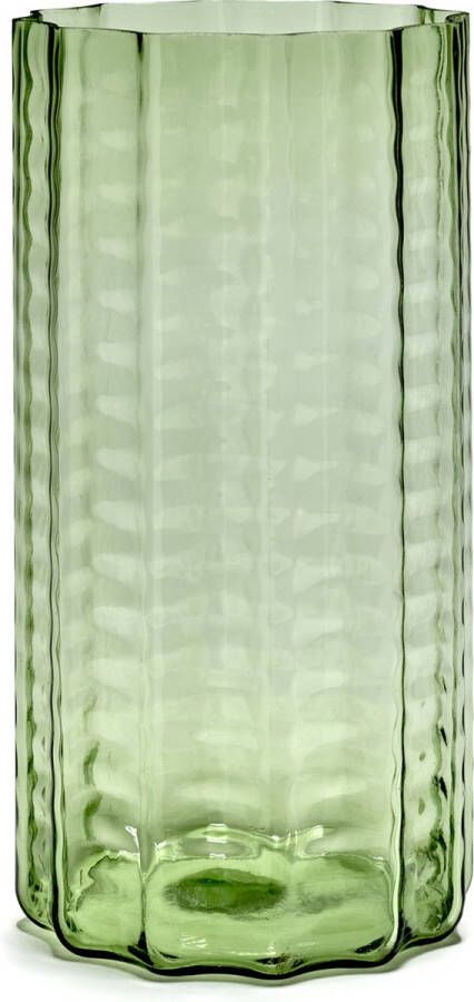 Serax Vaas Green Wave Groen D 18 cm H 35 cm