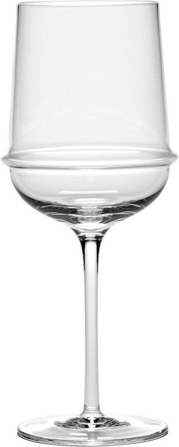 Serax Witte wijnglas Dune by Kelly Wearstler set van 4