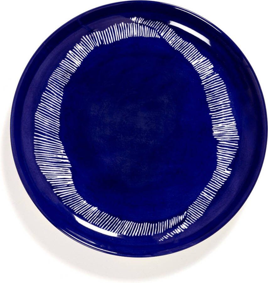 Serax Yotam Ottolenghi Feast bord M 22.5x2cm lapis lazuli swirl-stripes