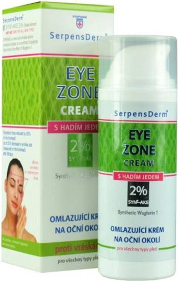 SerpensDerm Oogcrème met Snake Venom 40ml Anti-Aging effectief tegen bestaande en nieuwe rimpelvorming Ontspannend en herstellend effect