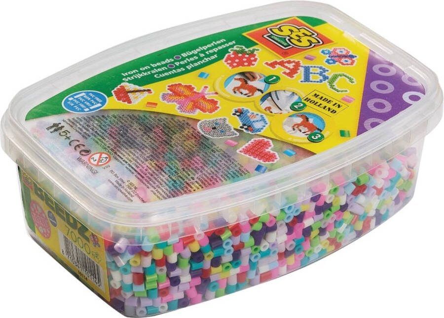 SES beedz strijkkralen trendymix (7000 stuks)
