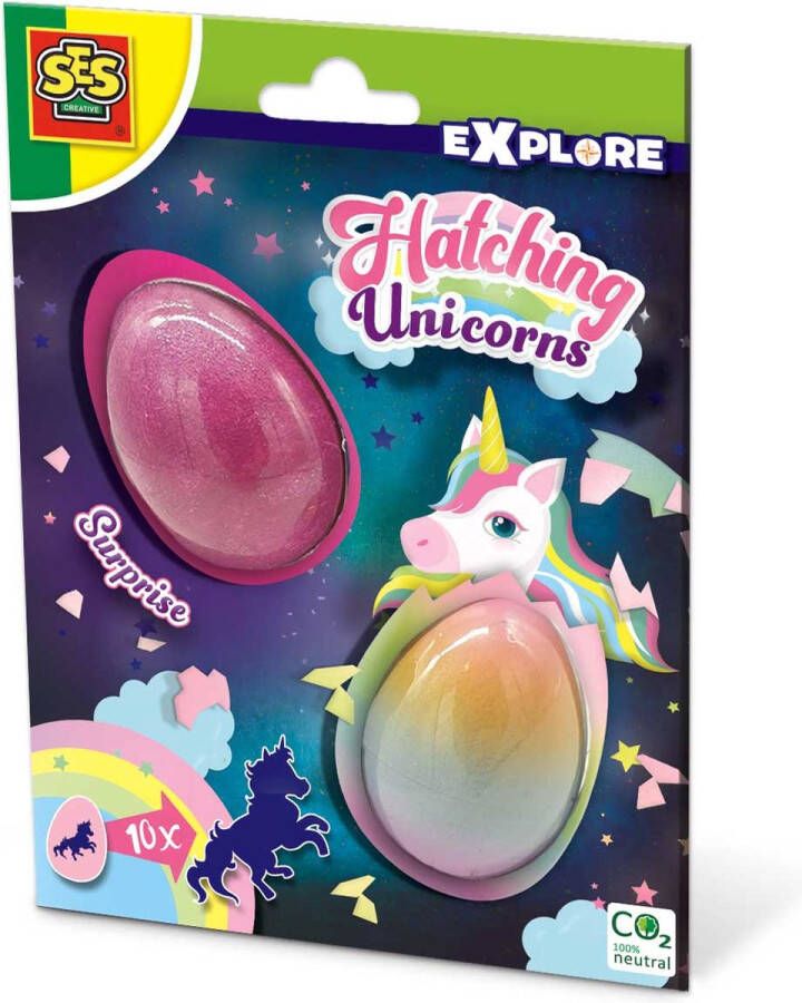 SES Explore Groeiende unicorns 2 surprise eieren laat eenhoorns groeien Unicorn Speelgoed