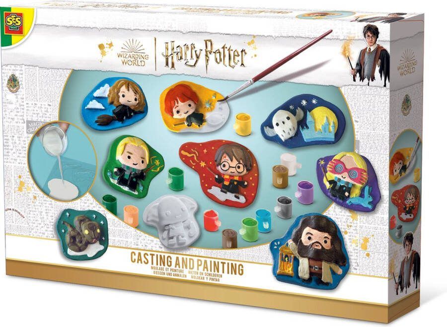 SES Harry Potter Gips gieten Knutselset met verf gips en stickers