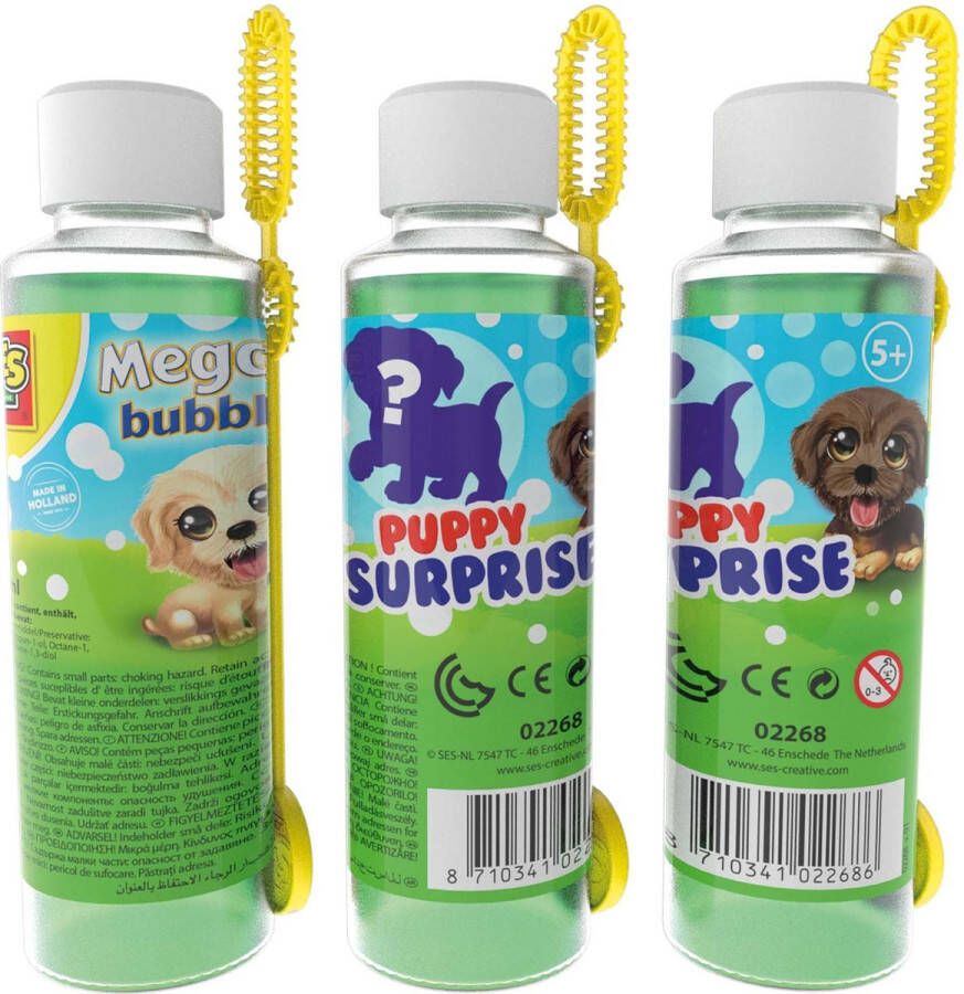 SES Mega bubbles met puppy surprise bellenblaas 200 ml