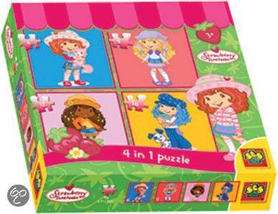 SES Puzzel Aardbei 4 In 1