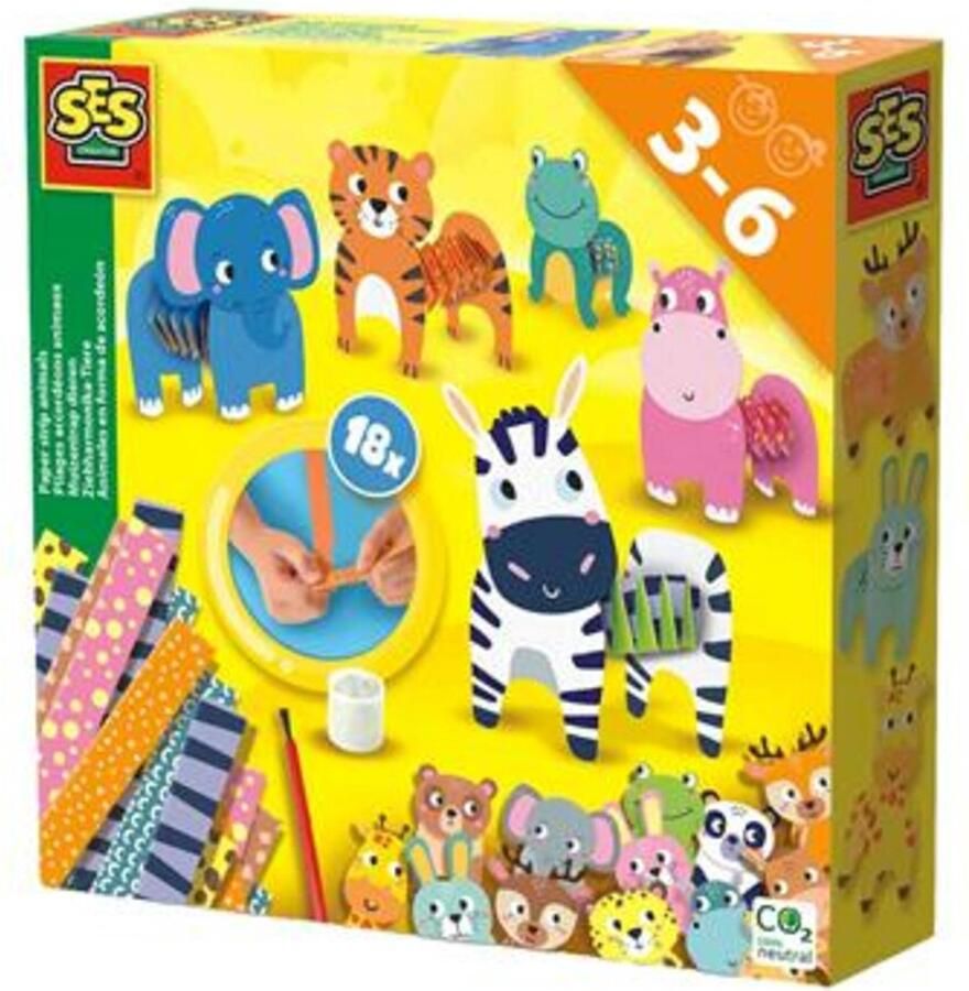 SES Muizentrap dieren vouw je eigen muizentrappen complete set voor 18 verschillende dieren