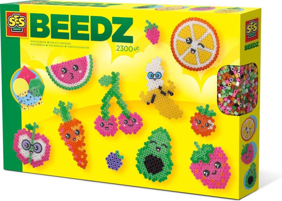 SES Creative Beedz strijkkralen kawaii fruit