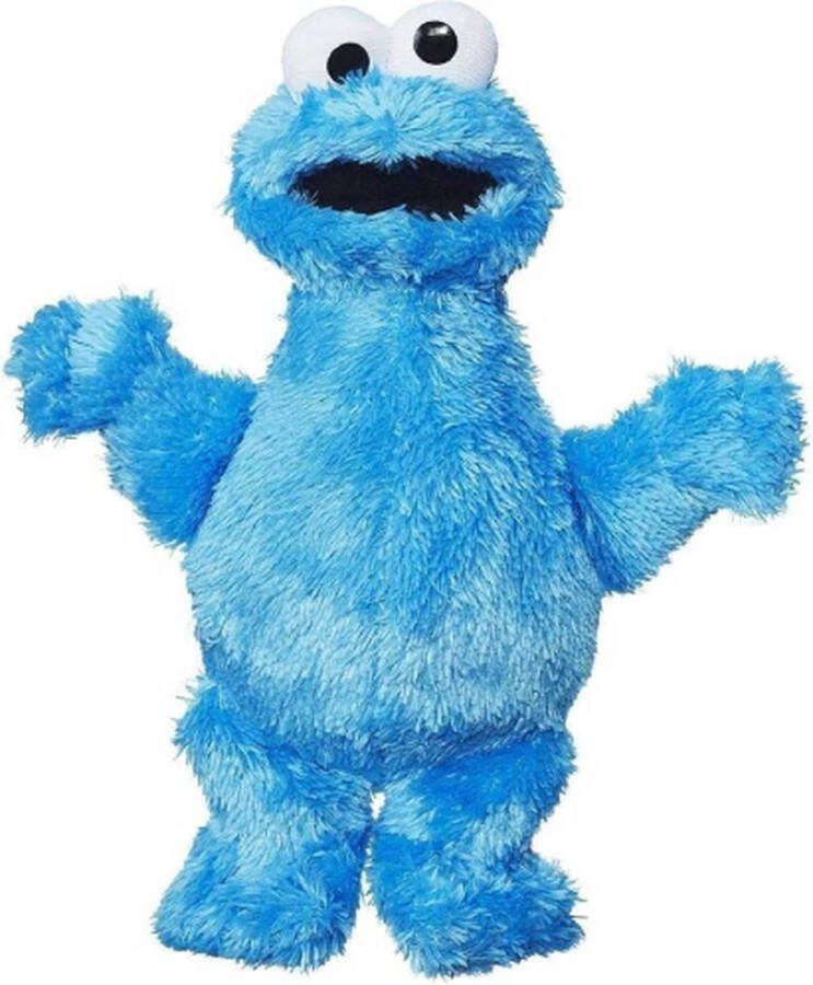 Sesamstraat Cookie Monster Harig Pluche Knuffel 24 cm {Sesamestreet Plush Toy Sesam Straat Speelgoed Knuffeldier Knuffelpop voor kinderen jongens meisjes Cookie Monster Elmo Oscar Mopperkont Bert Ernie Grover}