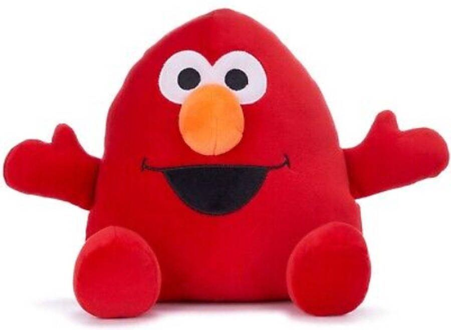 Sesamstraat Elmo Squashy Podgies Pluche Knuffel 25 cm {Sesamestreet squishy Plush Toy Speelgoed Knuffeldier Knuffelpop voor kinderen jongens meisjes Cookie Monster Elmo Oscar Mopperkont Bert Ernie Grover}