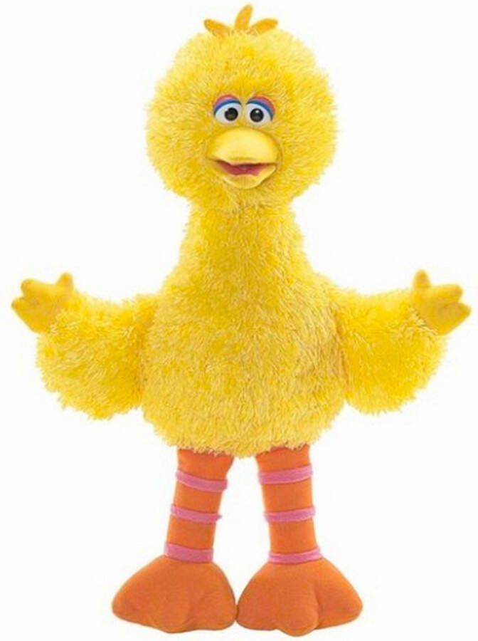 Sesamstraat Pino Pluche Knuffel 40 cm Big Bird {Sesamestreet Plush Toy Sesam Straat Speelgoed Knuffeldier Knuffelpop voor kinderen jongens meisjes Cookie Monster Elmo Oscar Mopperkont Bert Ernie Yellow Bird Gele Vogel}