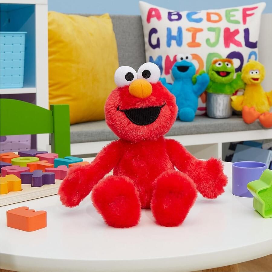 Sesamstraat Elmo Pluche Knuffel 40 cm Sesamestreet Plush Toy Sesam Straat Speelgoed Knuffeldier Knuffelpop voor kinderen jongens meisjes Cookie Monster Elmo Oscar Mopperkont Bert Ernie knuffels