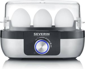 Severin Ek 3163 Eierkoker Voor 3 Eieren Rvs Met Zwart