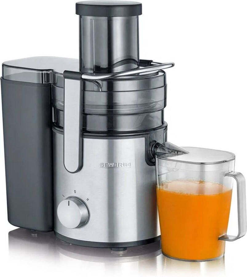 Severin ES3570 Juice Extractor brushed rvs-black | Sapcentrifuges | Keuken&Koken Keukenapparaten | 4008146023934