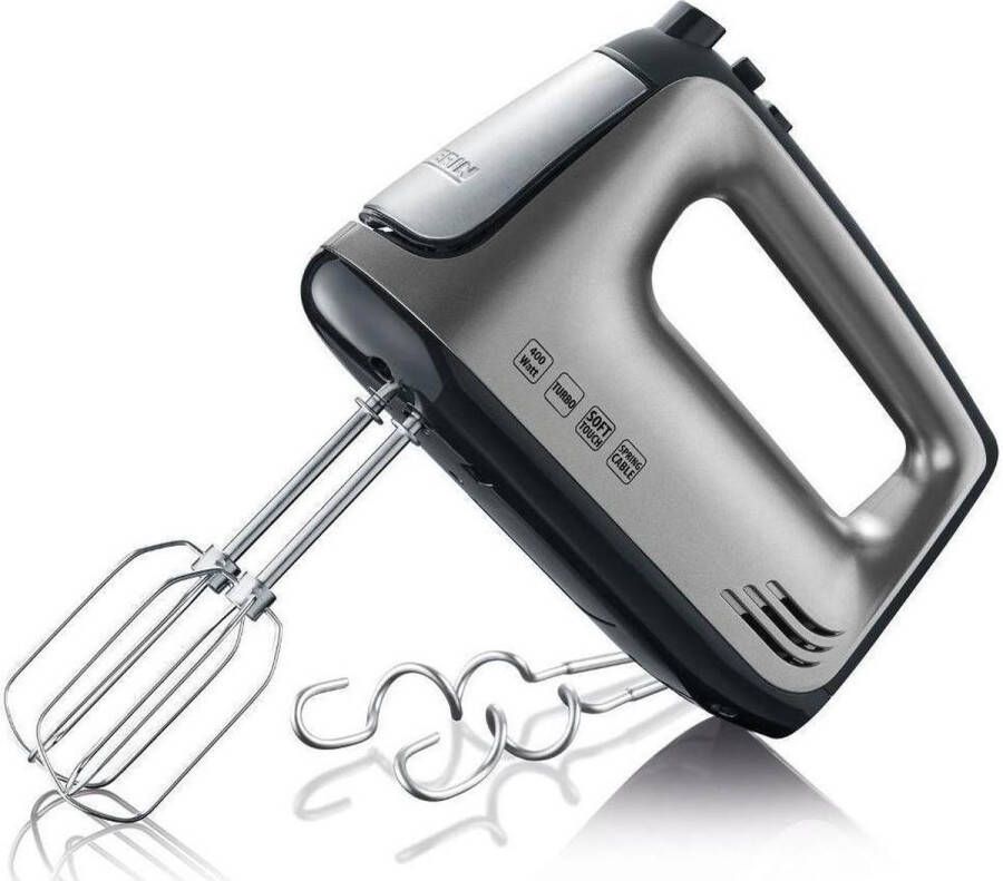 Severin Handmixer 400W Grijs Metallic HM 3832