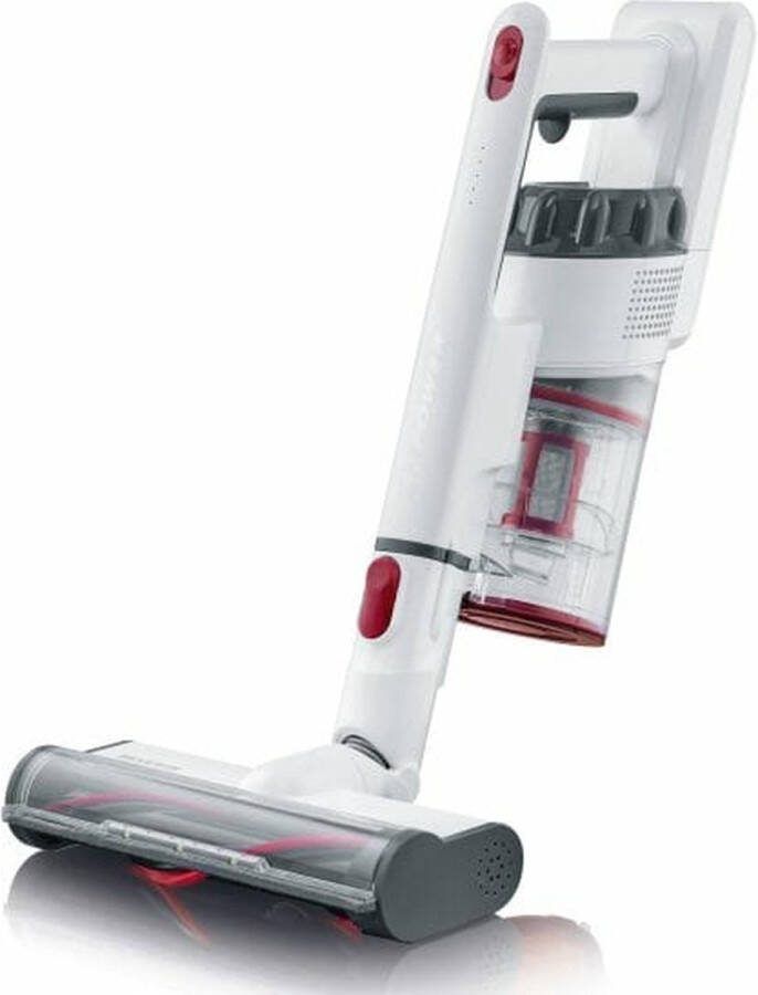 Severin HV 7152 Steelstofzuiger 2 in 1 22.2V Power Turboborstel Rood wit