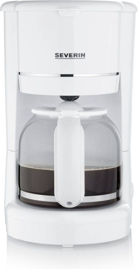 Severin KA 4323 Filter-koffiezetapparaat met afwasbaar permanent filter 900 Watt Wit