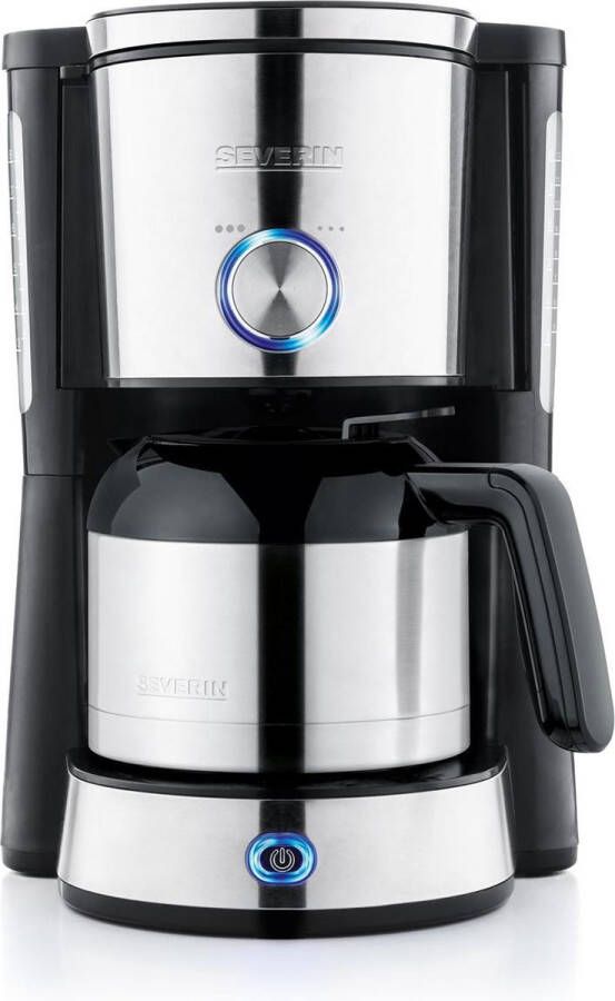 Severin KA 4845 Koffiezetapparaat Zwart RVS