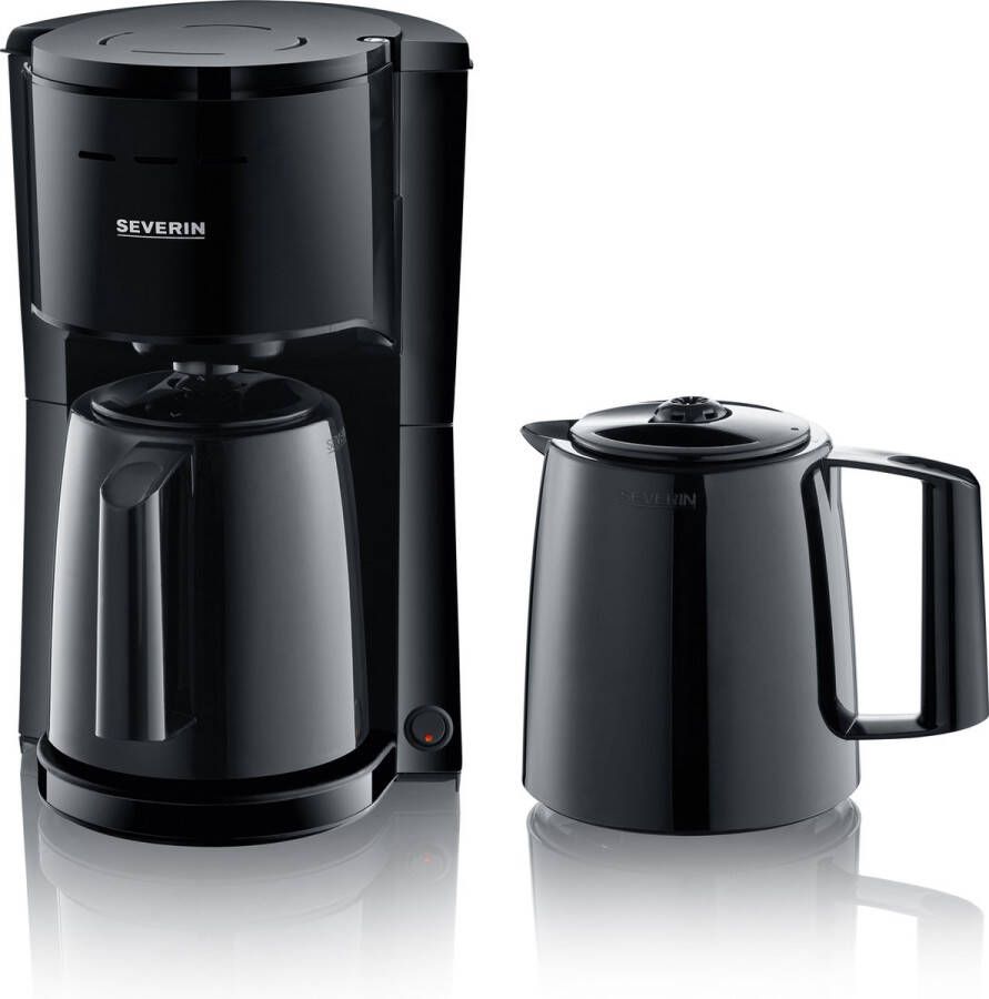Severin KA 9307 Filterkoffiezetapparaat Extra thermoskan Zwart
