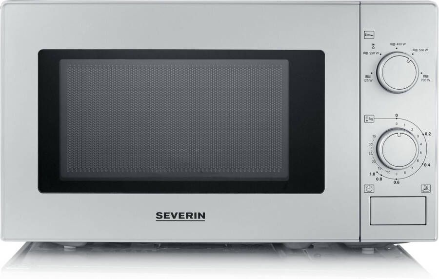 Severin MW 7899 Magnetron microgolfoven vrijstaand 20 L zilver zwart