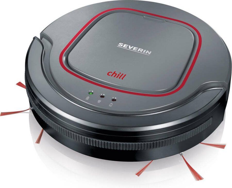 Severin Robotstofzuiger Chill RB 7025 korte oplaadtijd en groot uithoudingsvermogen (90 min of 100 m²) inclusief randreinigingsprogramma en tredeherkenning