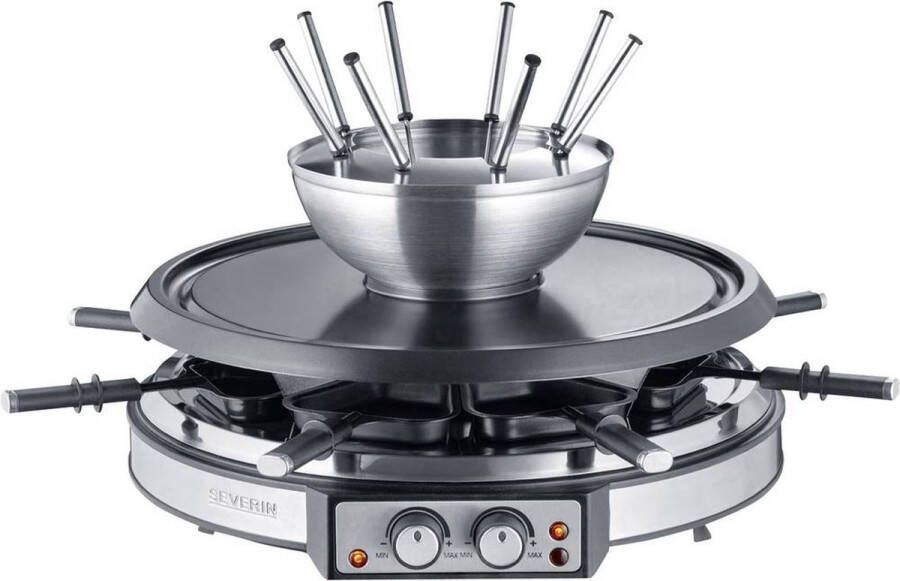 Severin Raclette Fondue RG9948 | Gourmet&Raclette | Keuken&Koken Fun cooking | 4008146029752