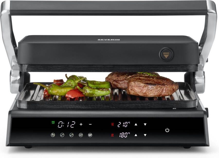 Severin RG 2399 Contactgrill 1.800 W 5 Automatische programma's Duo temperatuur control