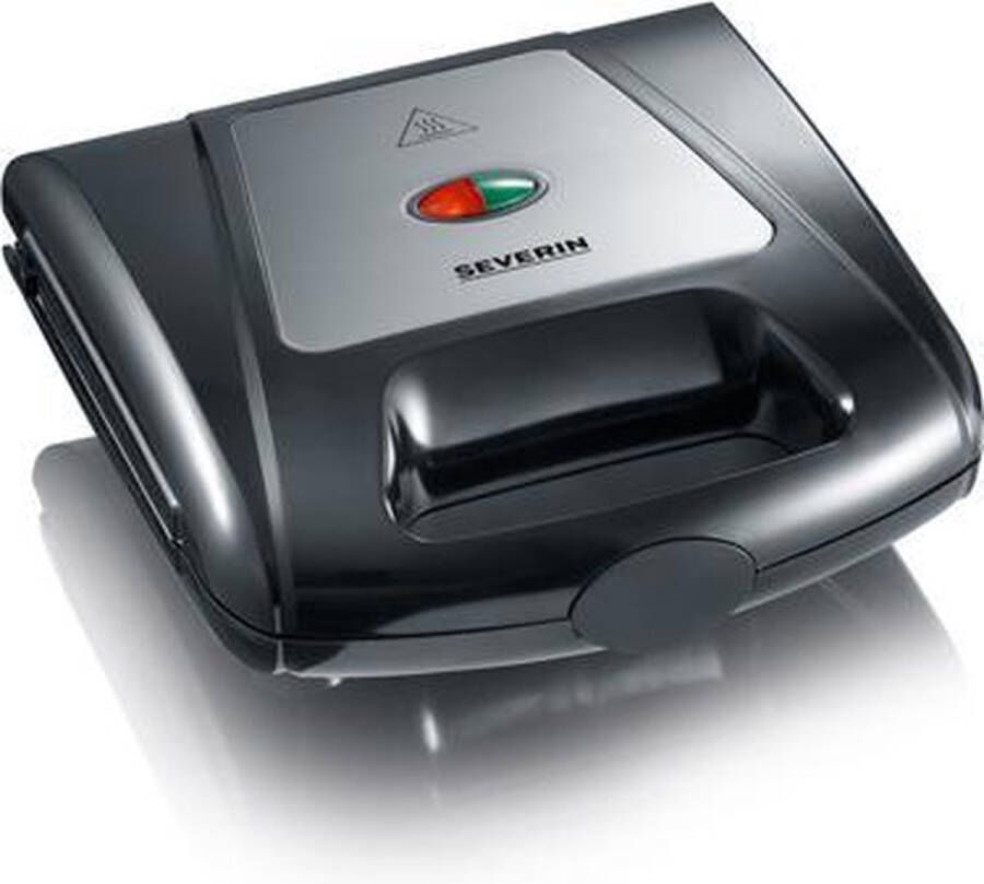 Severin 3-in-1-sandwichmaker SA 2968 Antiaanbaklaag 3-in-1-functie door verwisselbare bladen warmte-isolerende grepen