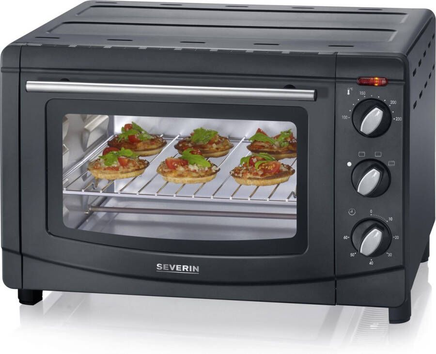 Severin TO 2067 Vrijstaande oven Zwart