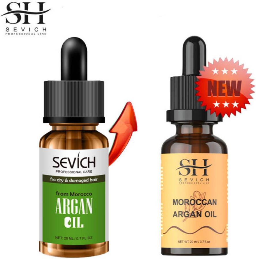 SevicH Argan Olie 100% organische haar olie Haargroei Olie haarverzorging voor alle haartypes beschadigd haar hydraterende haarolie haarverzorging