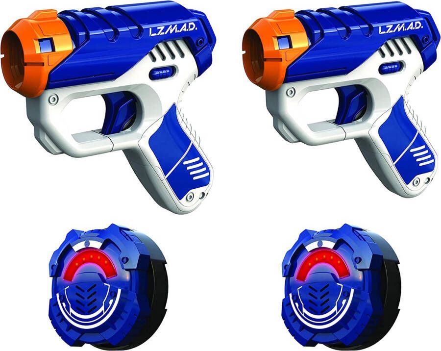 SEZGoods Complete Lasergame Set Voor Kinderen 2 Personen Blauw Wit