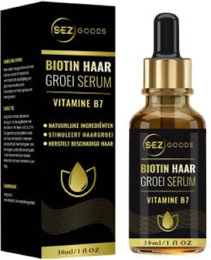SEZGoods Haarserum Haargroei Stimulator Tegen Haaruitval Haargroei Serum Baardgroeimiddel Baardgroei Olie Alternatief voor Minoxidil 5%