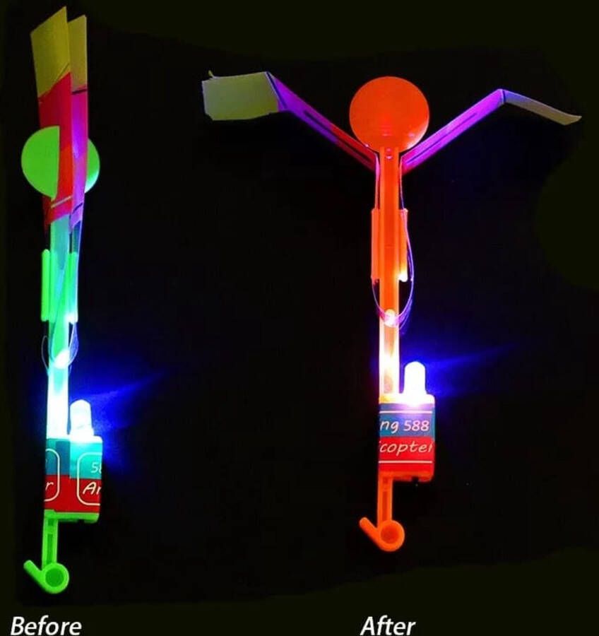 Sfc Lichtgevende Katapult + Rocket 5 stuks Kinder speelgoed Buiten speelgoed Sinterklaas Kerst Kinder activiteit