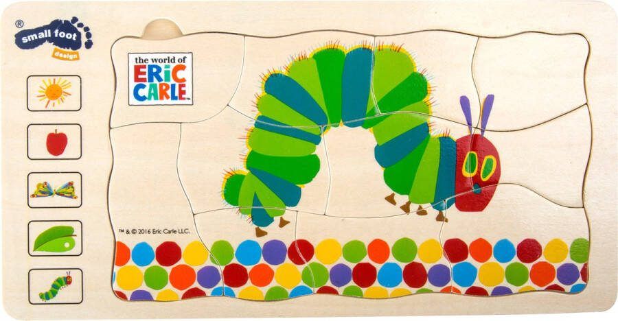 SFC Toys Houten puzzel Rupsje nooitgenoeg Kinderpuzzel 3 jaar