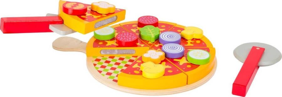 SFC Toys Houten speelgoed eten en drinken Pizza speelset Houten speelgoed vanaf 3 jaar