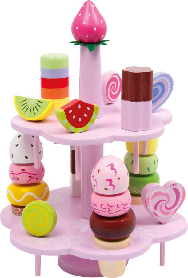 SFC Toys Houten speelgoed eten en drinken Speelset Sweets FSC Houten speelgoed vanaf 3 jaar