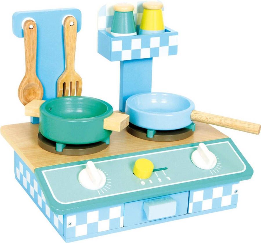 SFC Toys Houten speelkeukentje voor kinderen -Oliver 6 accessoires Houten speelgoed vanaf 3 jaar