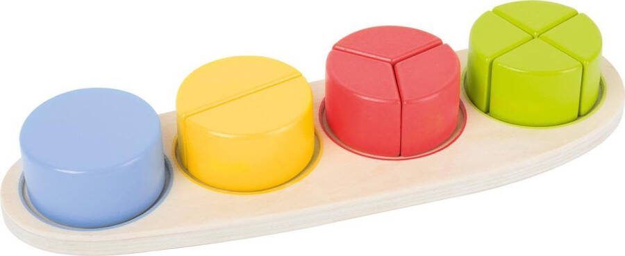 SFC Toys Vormenstoof hout cirkel puzzel Educatief FSC Houten speelgoed vanaf 3 jaar