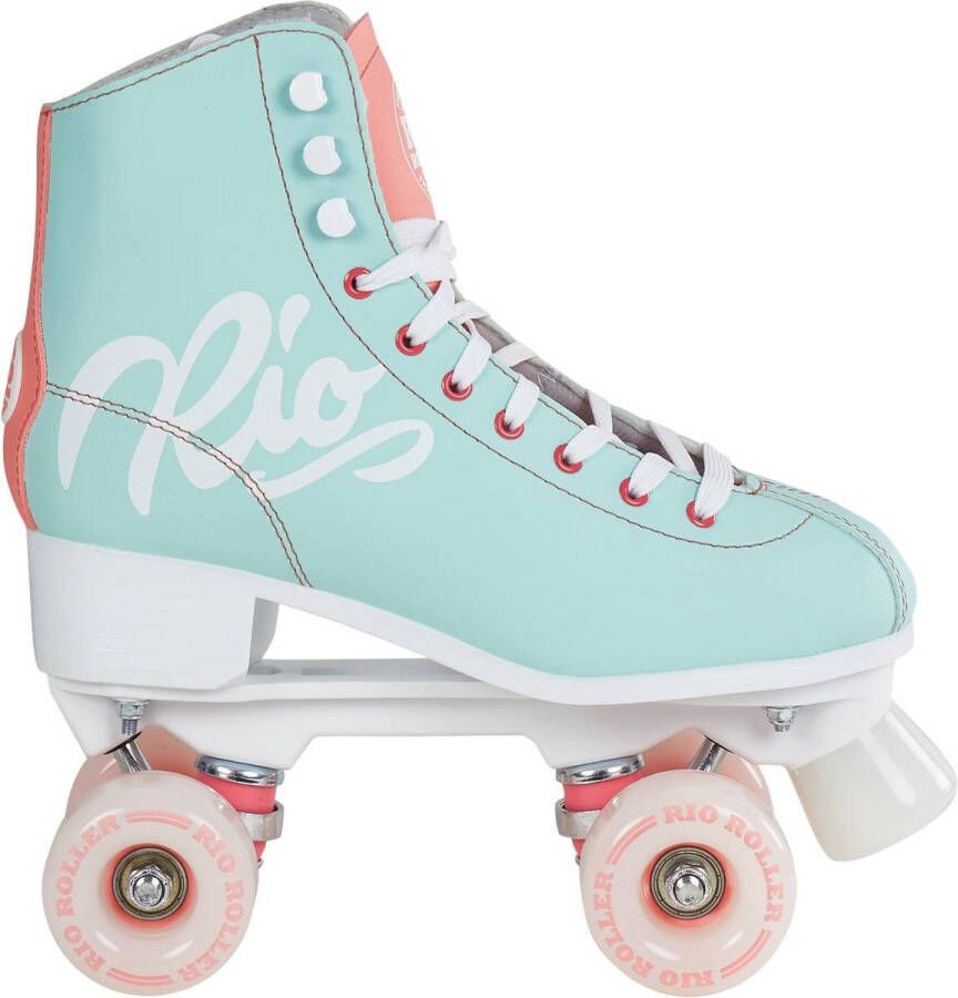 Sfr Rio Roller Script rolschaatsen teal coral