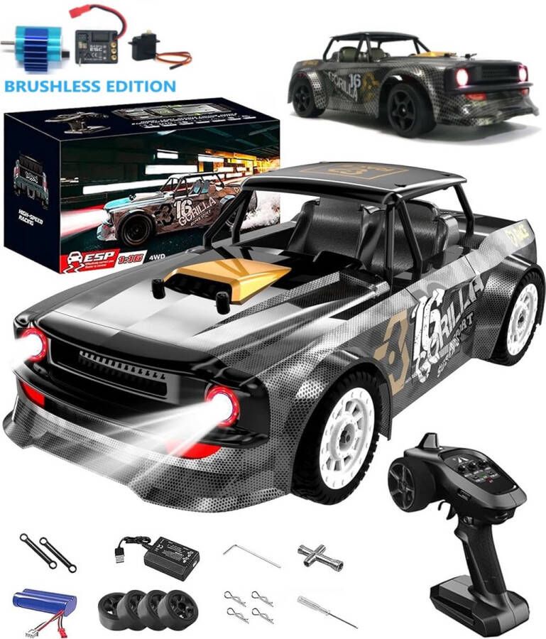 SG Pinecone SG 1604 PRO Brushless Edition 1:16 RC Auto RTR Drift Car Inclusief Accu En Oplader