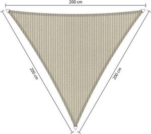 Shadow Comfort schaduwdoek driehoek 0.02x0.02x0.02m Sahara Sand