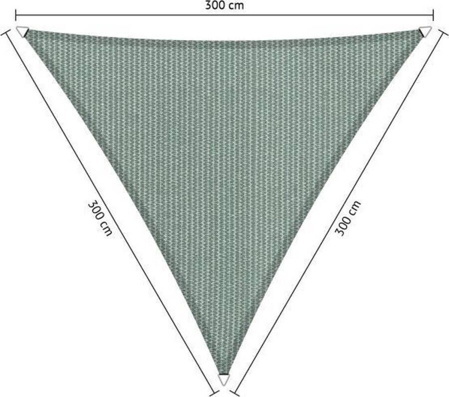 Shadow Comfort Gelijkzijdige driehoek schaduwdoek UV Bestendig Zonnedoek 300 x 300 x 300 CM Country Blue