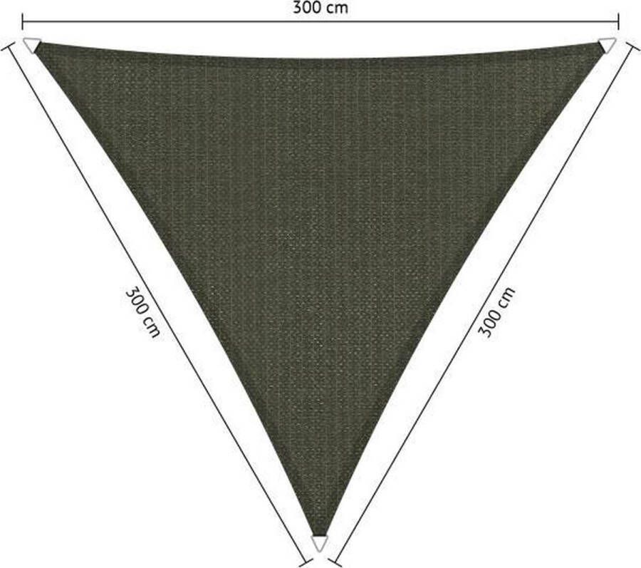 Shadow Comfort Gelijkzijdige driehoek schaduwdoek UV Bestendig Zonnedoek 300 x 300 x 300 CM Deep Grey