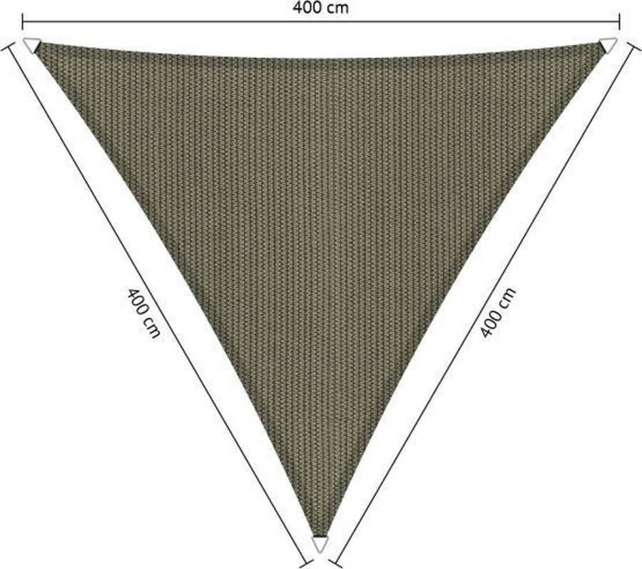 Shadow Comfort Gelijkzijdige driehoek schaduwdoek UV Bestendig Zonnedoek 400 x 400 x 400 CM Desert Storm