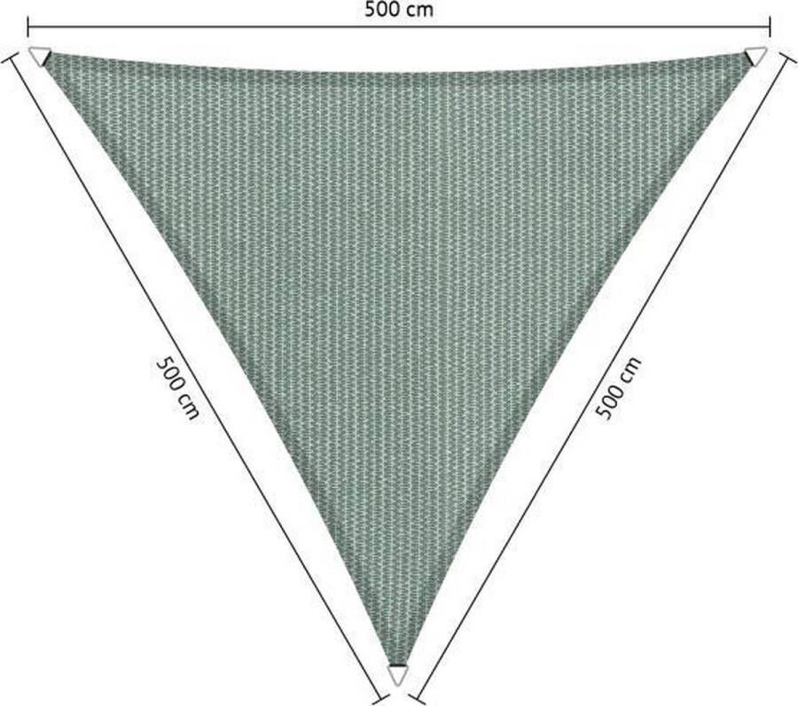 Shadow Comfort ® Gelijkzijdige driehoek schaduwdoek UV Bestendig Zonnedoek 500 x 500 x 500 CM Country Blue