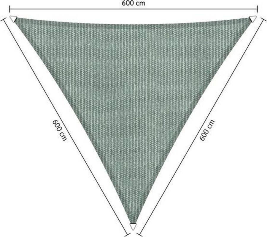 Shadow Comfort Gelijkzijdige driehoek schaduwdoek UV Bestendig Zonnedoek 600 x 600 x 600 CM Country Blue