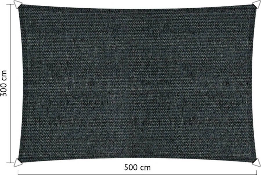 Shadow Comfort Mystic schaduwdoek rechthoekig afmeting 3x5 meter kleur Grey