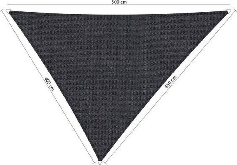 Shadow Comfort Ongelijkzijdige Driehoek Schaduwdoek UV Bestendig Zonnedoek 400 x 450 x 500 CM Carbon Black