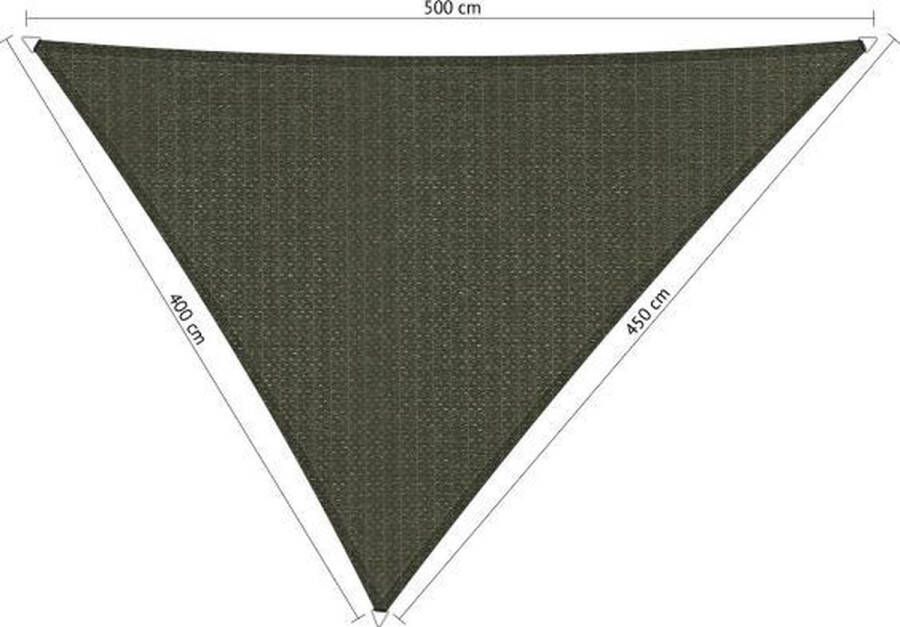 Shadow Comfort Ongelijkzijdige Schaduwdoek UV Bestendig Zonnedoek 400 x 450 x 500 CM Deep Grey